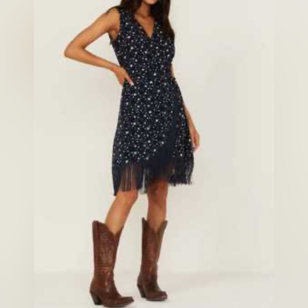 Idyllwind Star Patterned Sleeveless Dress